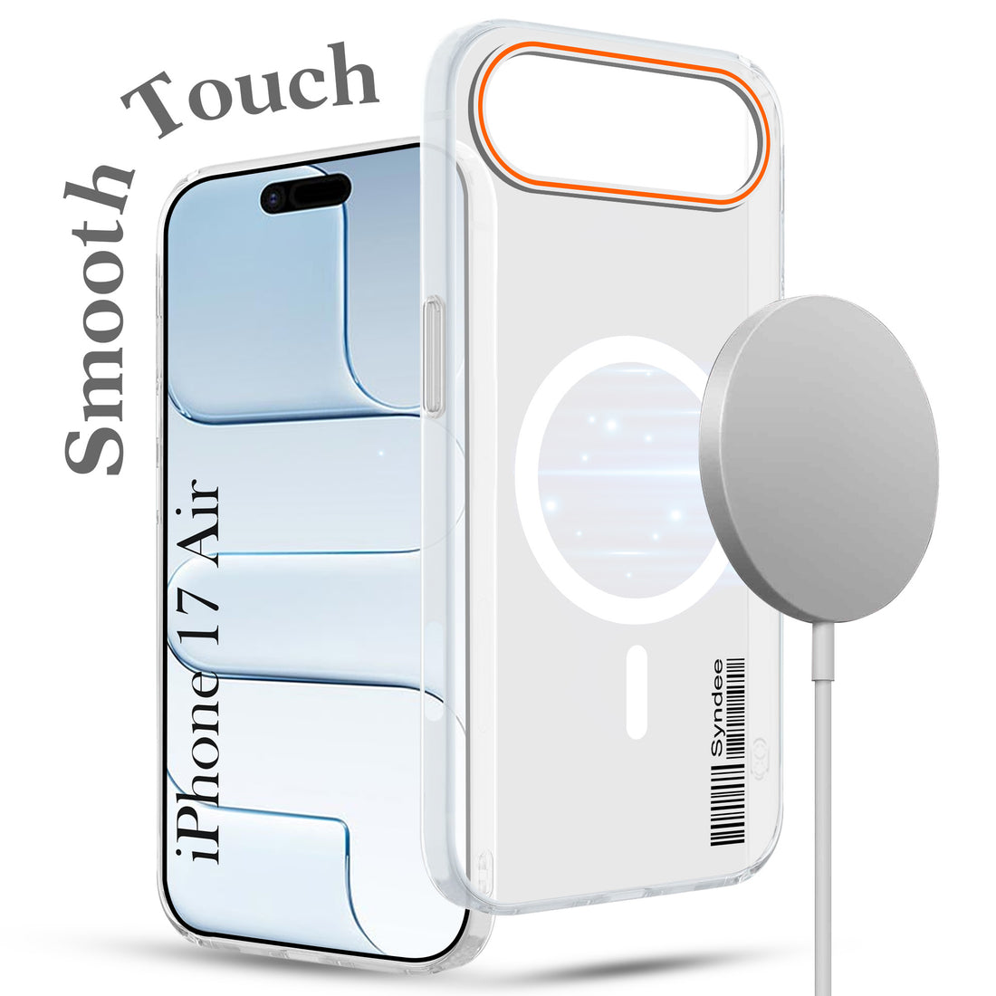 For Apple iPhone 17 Air Back Cover Case (Soft Touch | Camera Bump Protection | MagSafe Compatible | Matte Finish)