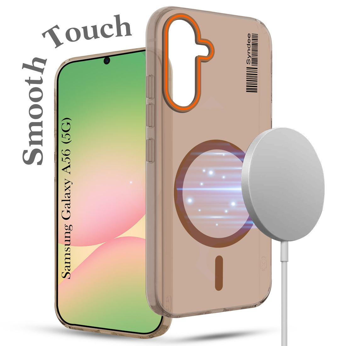 For Samsung Galaxy A56 Back Cover Case (Soft Touch | Camera Bump Protection | MagSafe Compatible | Matte Finish)