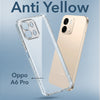 For Oppo A6 Pro Back Cover Case Lifetime Anti-Yellow Clear (Sleek Hard Crystal | Shockproof and Camera Protection)