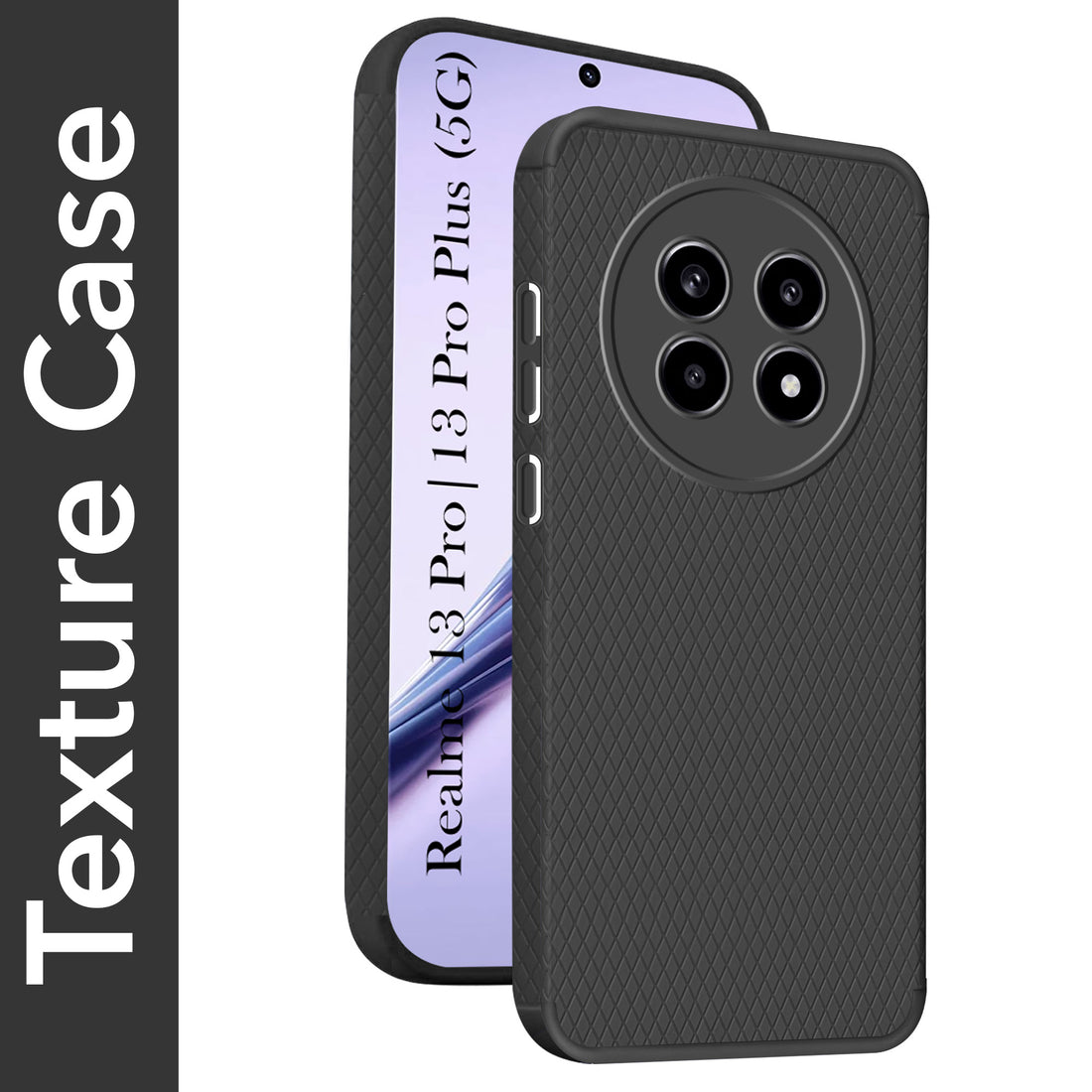 For Realme 13 Pro | Realme 13 Pro Plus 5G Back Cover Case (Liquid Silicone | Side Grip | Camera Protection)