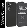 For Oppo A5 5G Combo with Back Cover and 9H Tempered Glass (Liquid Silicone | Camera Protection | Oleophobic Coating Screen Glass)