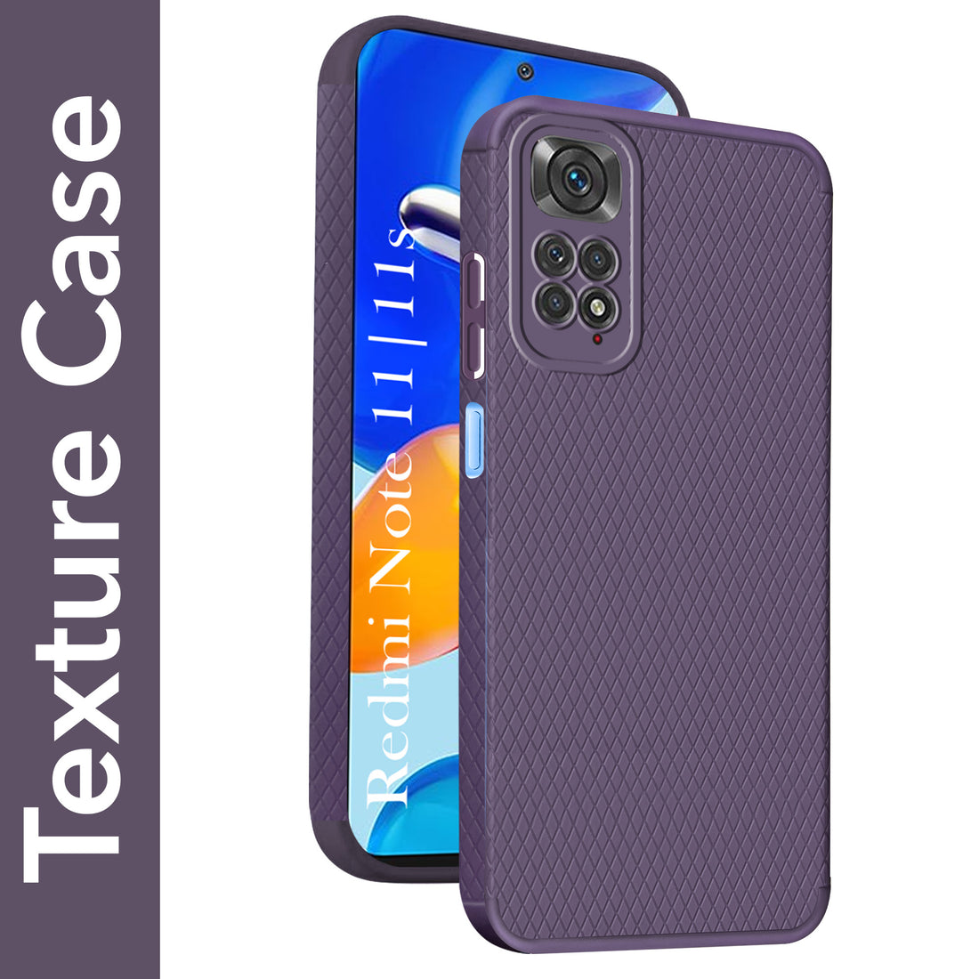 For Xiaomi Redmi Note 11 | Note 11S Back Cover Case (Liquid Silicone | Side Grip | Camera Protection)