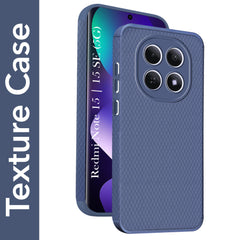 For Redmi note 15 | Redmi note 15 SE (5G) Back Cover Case Liquid Silicone (Camera Protection | Side Grip Texture | Soft and Flexible)