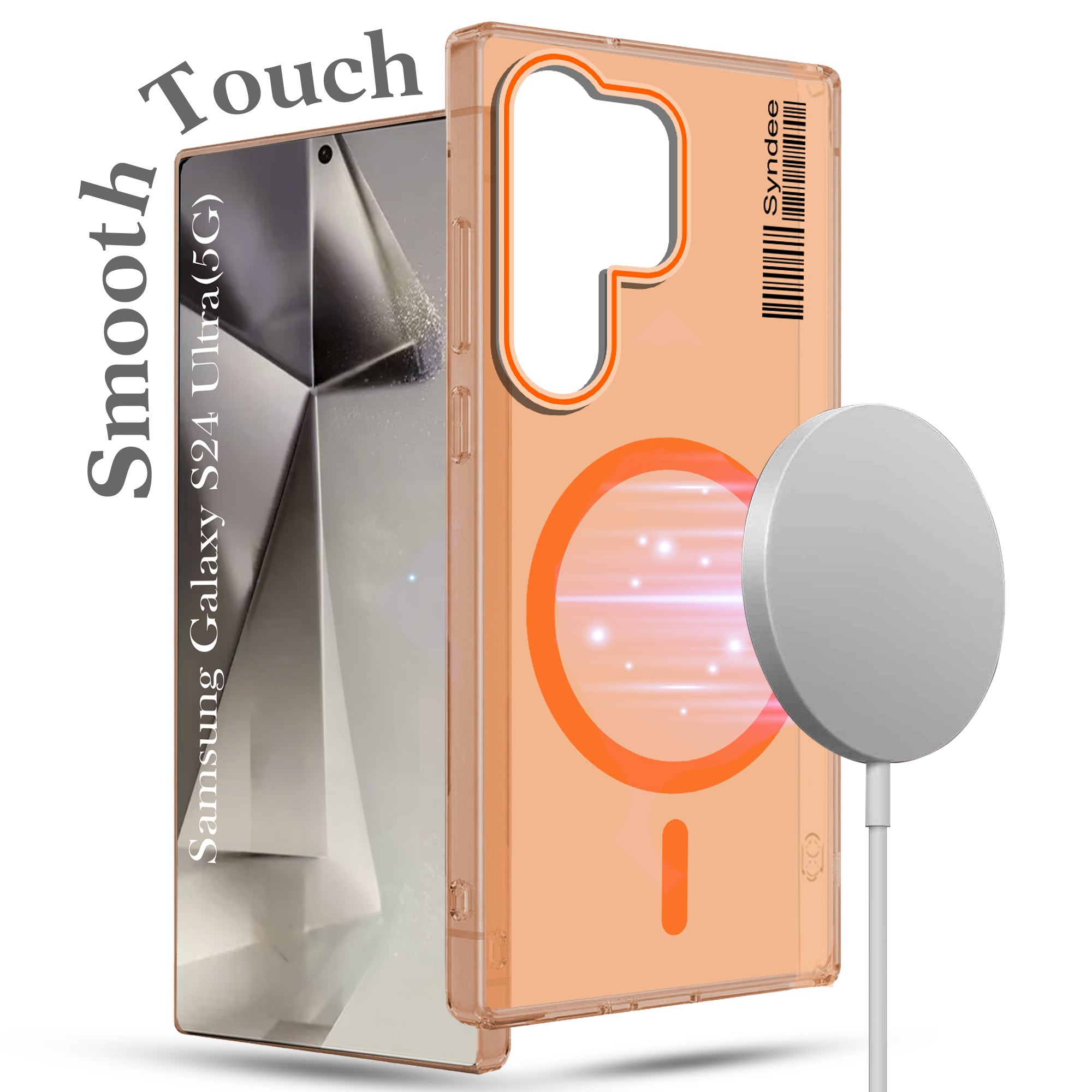 For Samsung Galaxy S24 Ultra Back Cover Case (Soft Touch | Camera Bump Protection | MagSafe Compatible | Matte Finish)