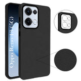 For Oppo Reno13 5G | Oppo Reno 13 5G  Back Cover Case (Glass Like Camera Protection | Leather Feel | Minimalist Professional Grip)