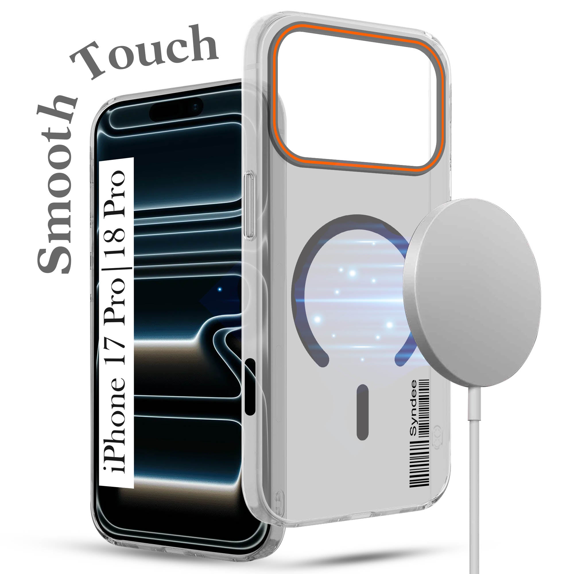 For iPhone 17 Pro | iPhone 18 Pro Back Cover Case (Soft Touch | Camera Bump Protection | MagSafe Compatible | Matte Finish)