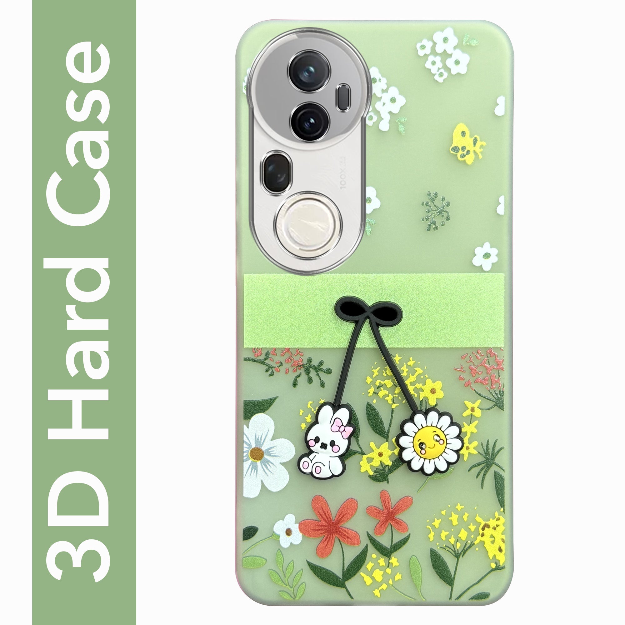 For Vivo T4 Ultra Back Cover Case (3D Cute Cartoons | Hard Back Side Soft | Matte Premium Finish | HD Printing)