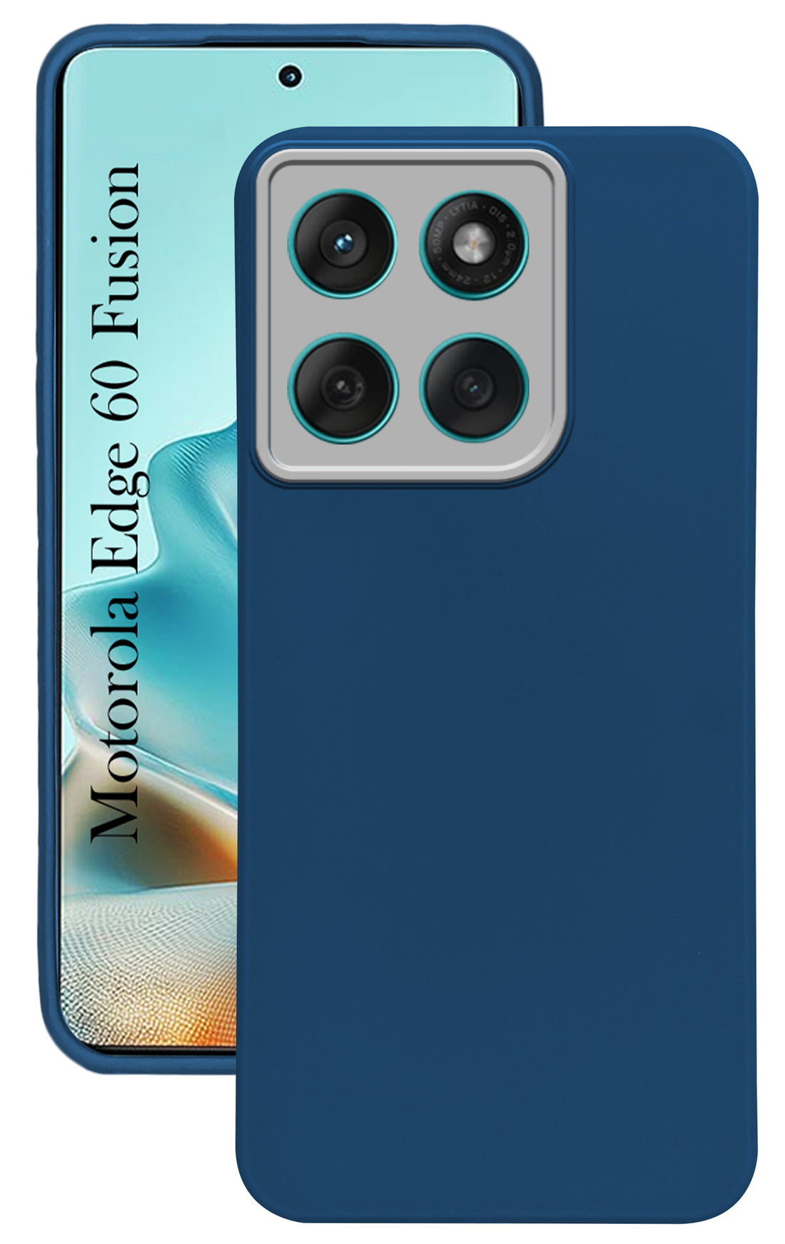 For Motorola Moto Edge 60 Fusion (Dual Color Matte Finish | Full Camera Protection | Sleek and Professional)