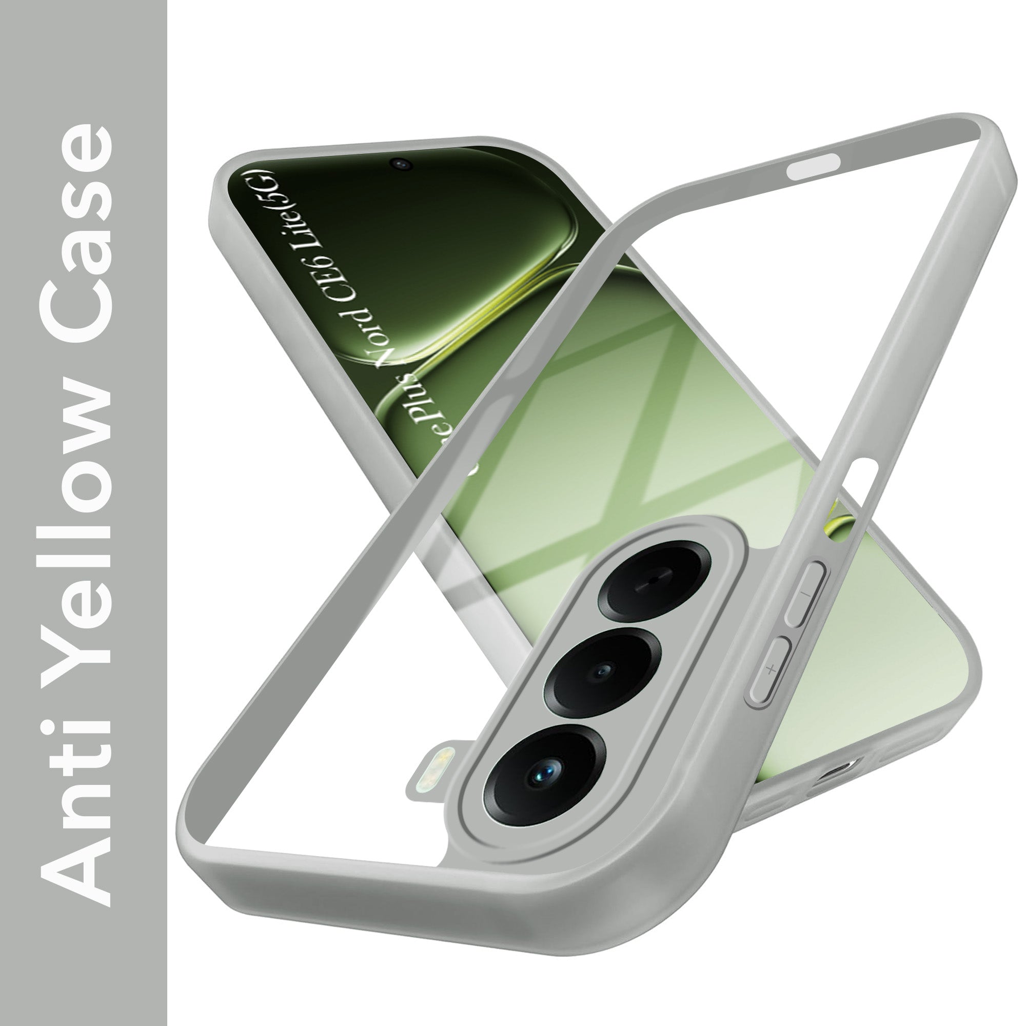 For OnePlus Nord CE 6 Lite Back Cover Case Ultra-Hybrid (Lifetime Anti Yellow | Anti Scratch | Crystal Clear Shockproof)
