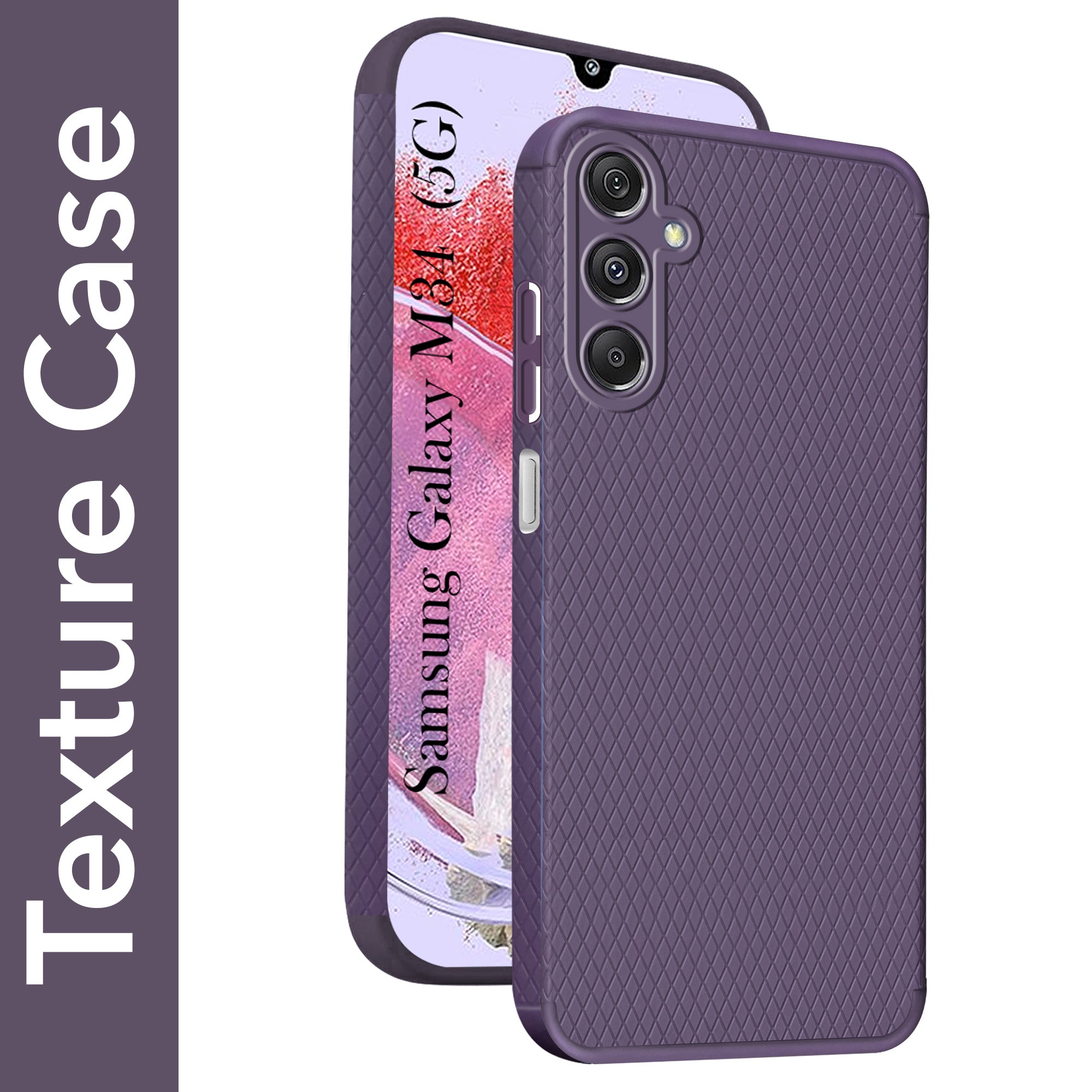 For Samsung Galaxy M34 5G Back Cover Case (Liquid Silicone | Side Grip | Camera Protection)