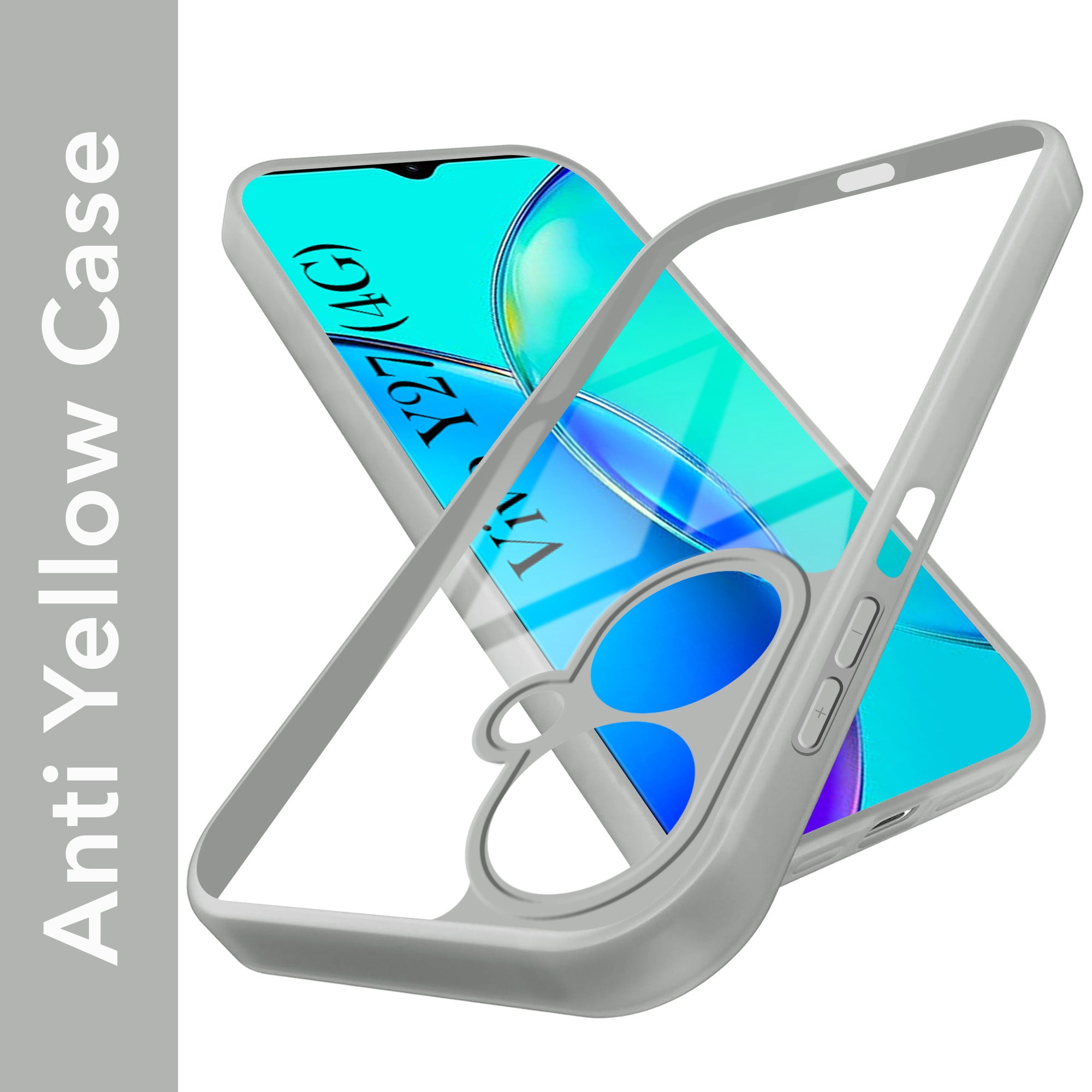 For Vivo Y27 Back Cover Case Ultra-Hybrid (Lifetime Anti Yellow | Anti Scratch | Crystal Clear Shockproof)