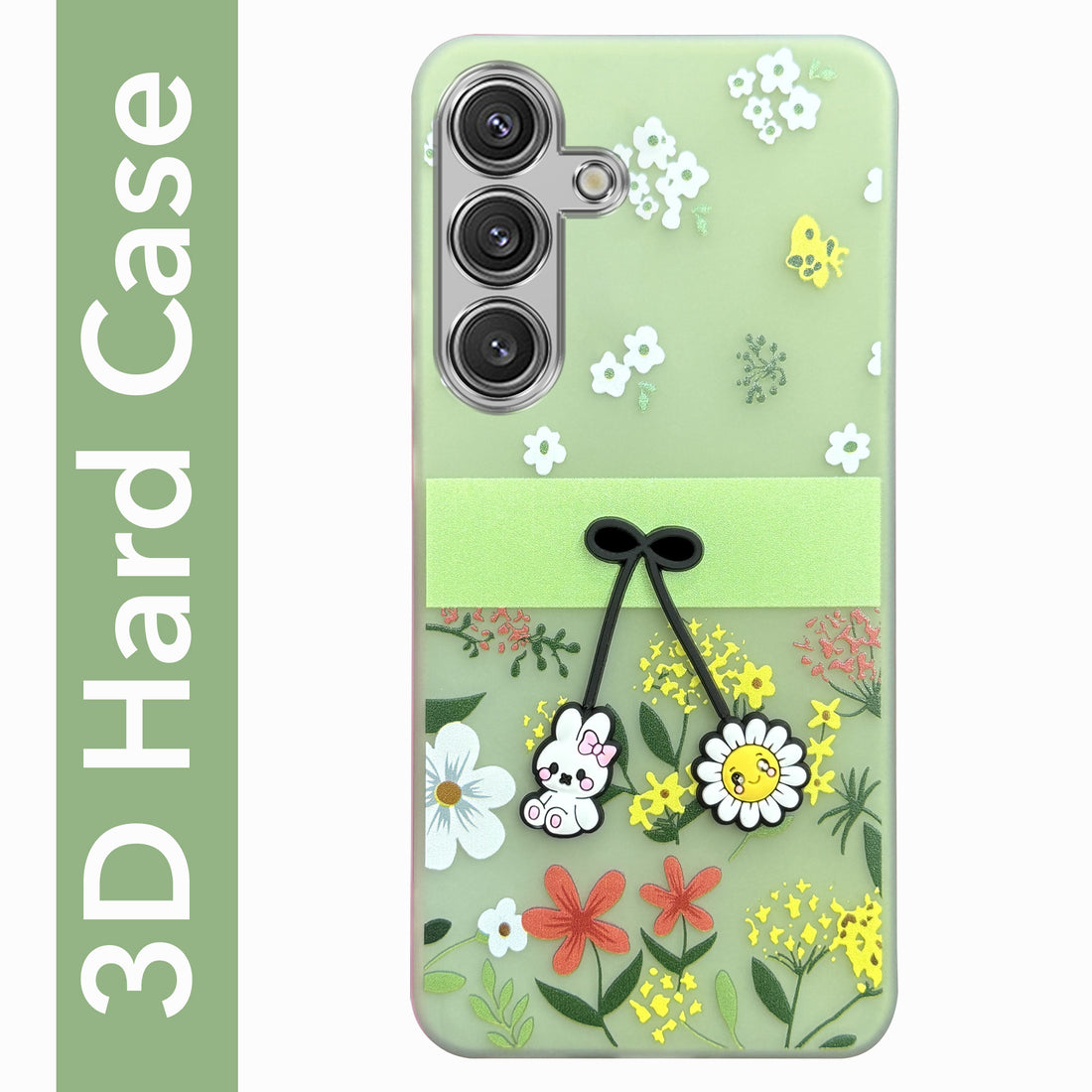 For Samsung Galaxy S24 Back Cover Case (3D Cute Cartoons | Hard Back Side Soft | Matte Premium Finish | HD Printing) (Copy)