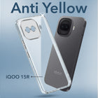 For Vivo iQOO 15R 5G Back Cover Case Lifetime Anti-Yellow Clear (Sleek Hard Crystal | Shockproof and Camera Protection)