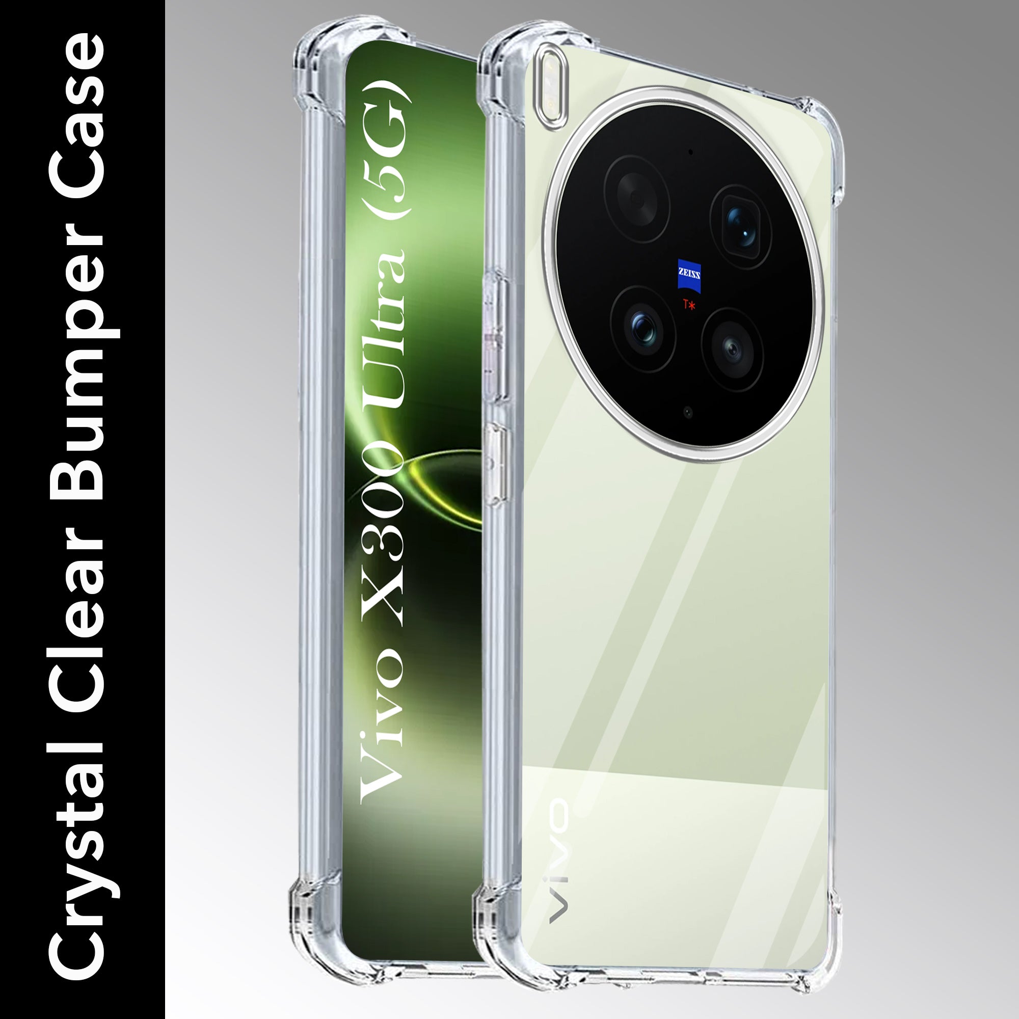 For Vivo X300 Ultra Back Cover Shockproof Crystal-Clear (Drop & Camera Protection | Hard Polycarbonate)