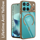 For Motorola Moto G67 Power | G57 Power Back Cover Case Lifetime Anti-Yellow Clear (Camera Protection | Side Grip | Wireless MagSafe Compatible)