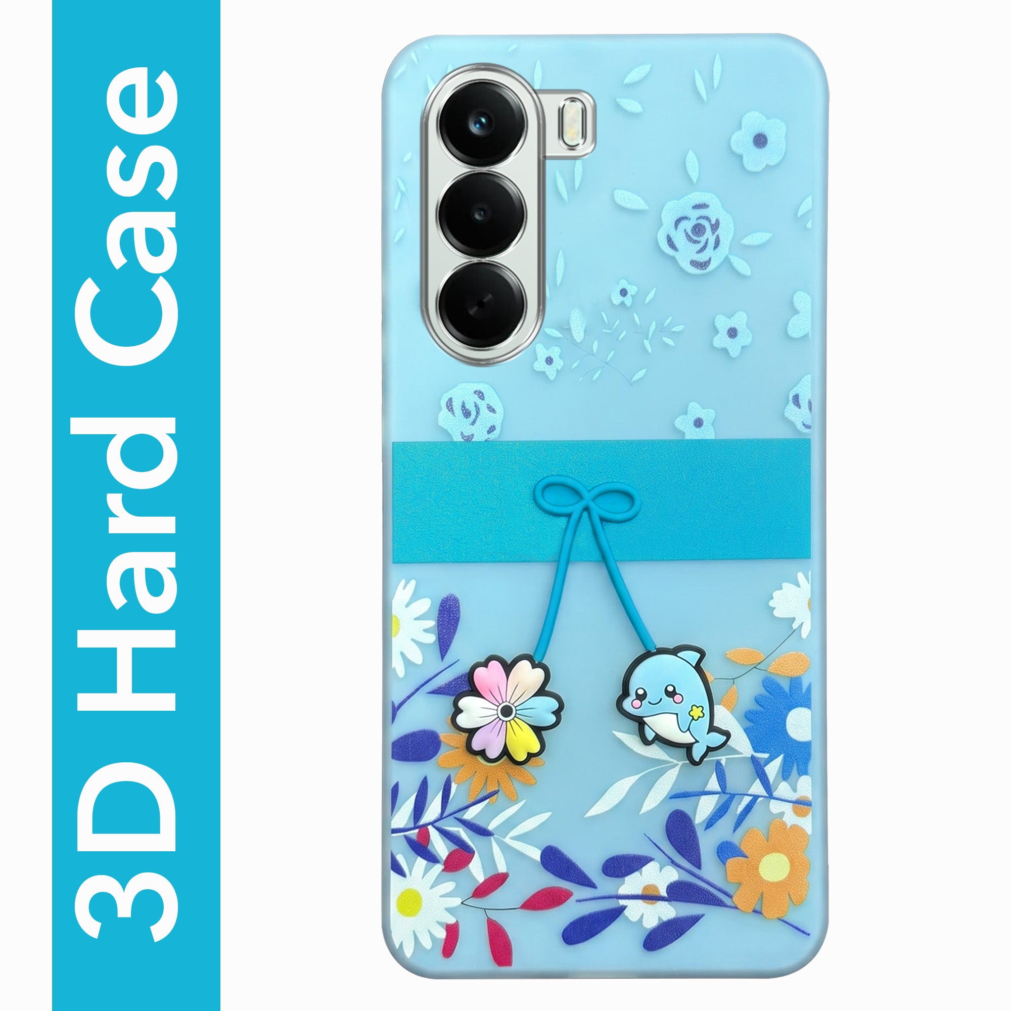For OnePlus Nord CE 6 Lite Back Cover Case (3D Cute Cartoons | Hard Back Side Soft | Matte Premium Finish | HD Printing)