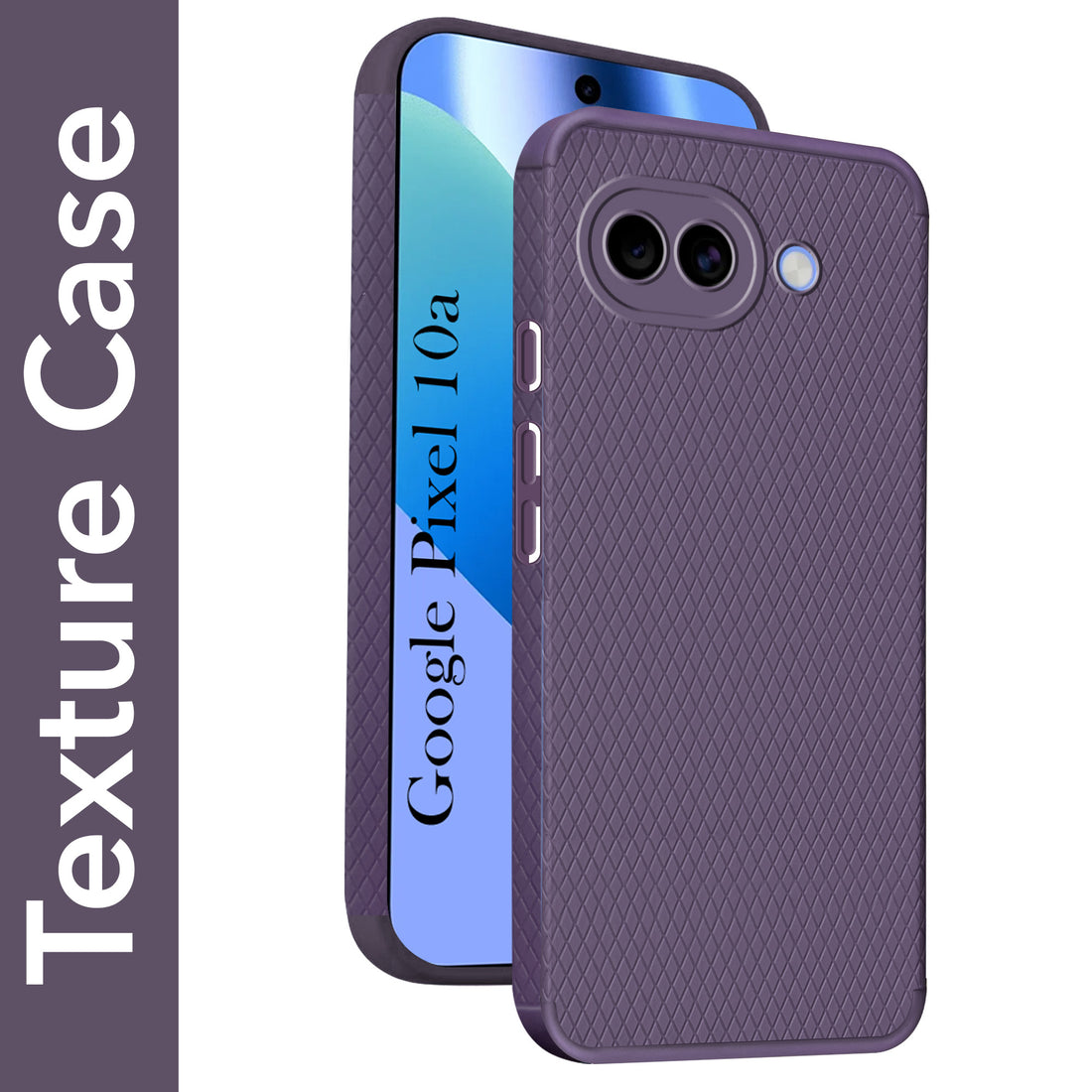 For Google Pixel 10a Back Cover Case Liquid Silicone (Camera Protection | Side Grip Texture | Soft and Flexible)