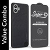 For Nothing CMF Phone 1 Combo (Textured Grip Design | Micro-Fiber Cloth Inside | Oleophobic Coating Screen Glass)