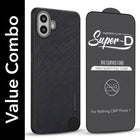 For Nothing CMF Phone 1 Combo (Textured Grip Design | Micro-Fiber Cloth Inside | Oleophobic Coating Screen Glass)
