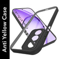 For Oppo A3 Pro 5G Back Cover Case Ultra-Hybrid  (Lifetime Anti Yellow | Anti Scratch | Crystal Clear Shockproof)