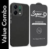 For Oppo Reno14 5G | Oppo Reno 14 5G Combo with Back Cover and 9H Tempered Glass (Liquid Silicone | Camera Protection | Oleophobic Coating Screen Glass)
