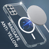 For OnePlus 9R 5G Back Cover Case Lifetime Anti-Yellow MagSafe Compatible Clear (Sleek Hard Crystal | Shockproof and Camera Protection)