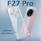 For Oppo F27 Pro | Oppo F27 Pro Plus Back Cover (Hard Anti Yellow Clear Case | Drop & Camera Protection | Shockproof Polycarbonate)