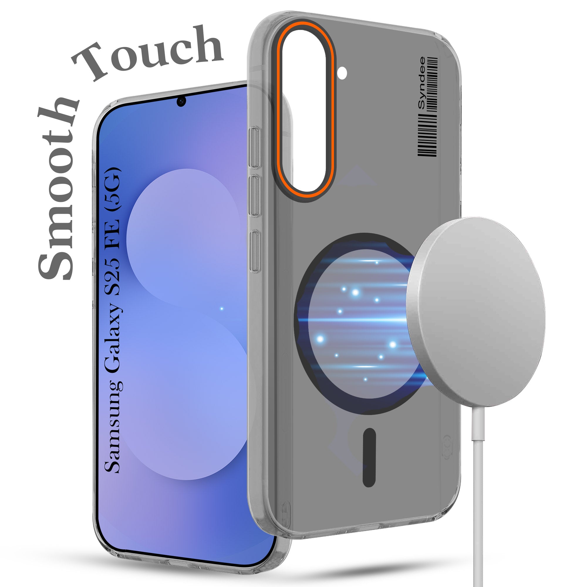 For Samsung Galaxy S25 FE Back Cover Case (Soft Touch | Camera Bump Protection | MagSafe Compatible | Matte Finish)