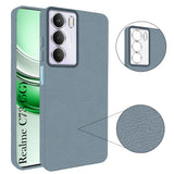 For Realme C73 Back Cover Case (Glass Like Camera Protection | Leather Feel | Minimalist Professional Grip)