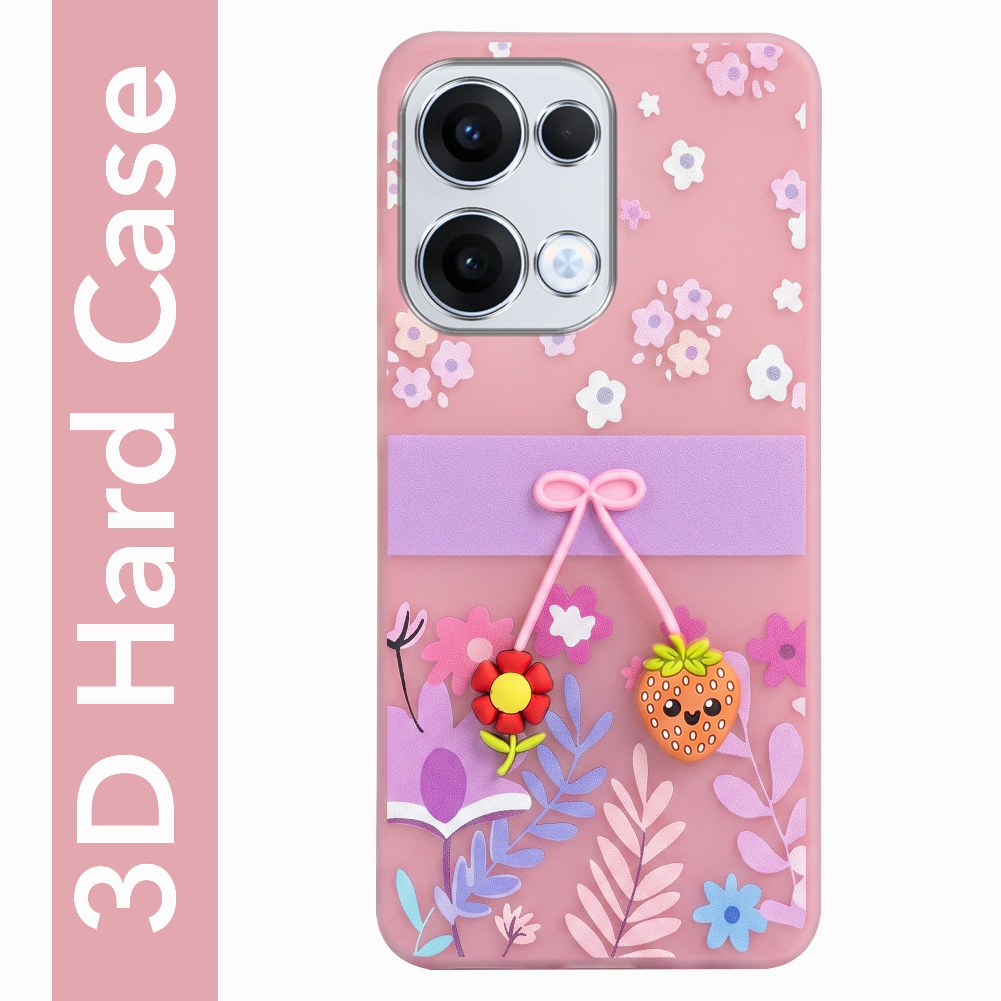 For Oppo Reno13 | Oppo Reno 13 Back Cover Case (3D Cute Cartoons | Hard Back Side Soft | Matte Premium Finish | HD Printing) (Copy) (Copy)