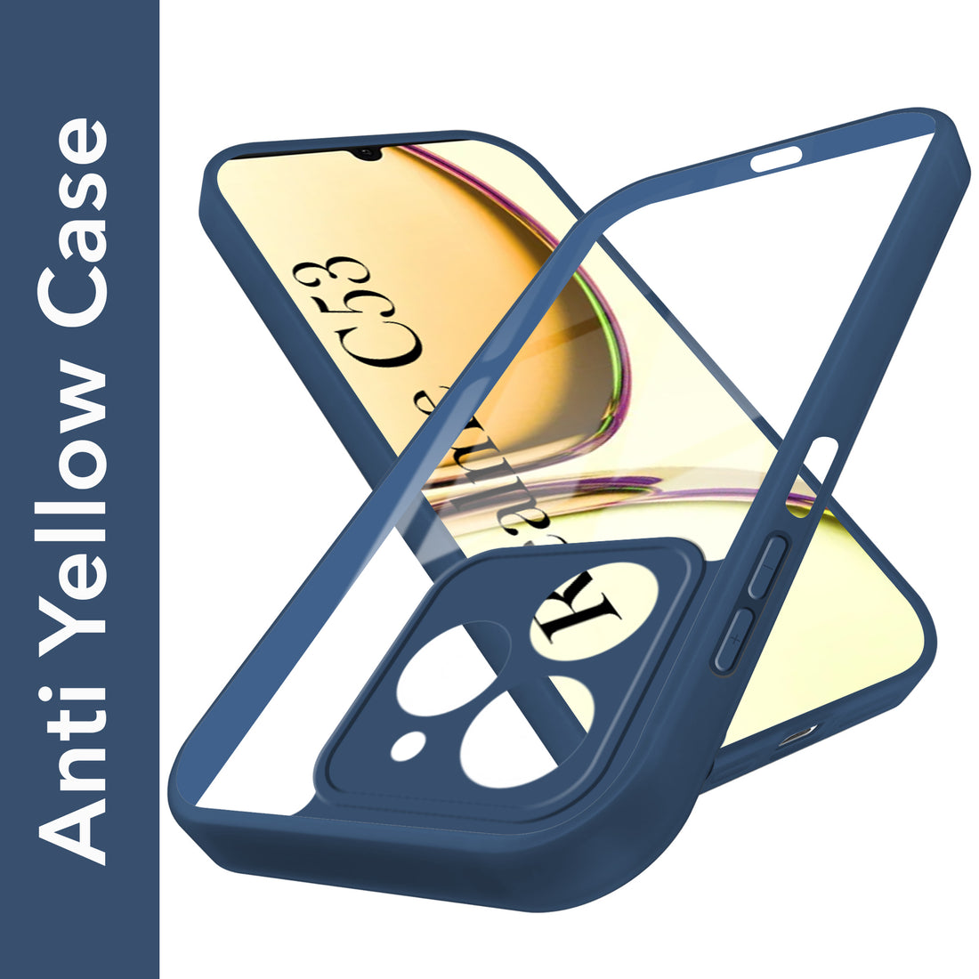 For Realme C53 Back Cover Case Ultra-Hybrid (Lifetime Anti Yellow | Anti Scratch | Crystal Clear Shockproof)