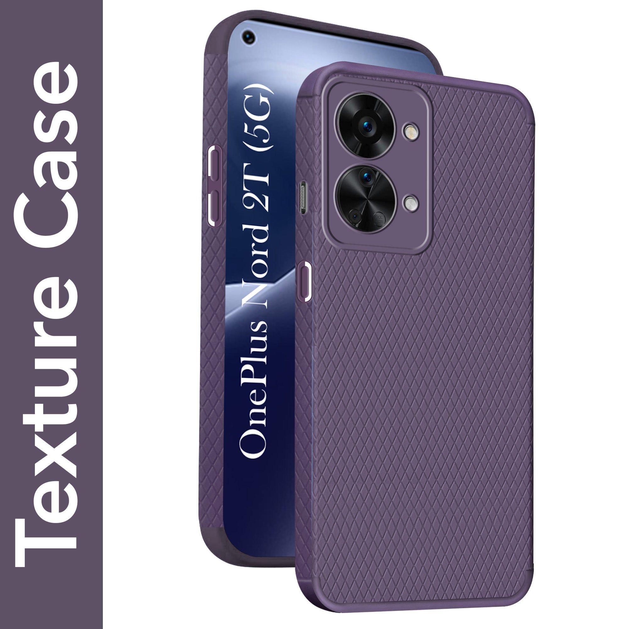 For OnePlus Nord 2T 5G Back Cover Case (Liquid Silicone | Side Grip | Camera Protection)