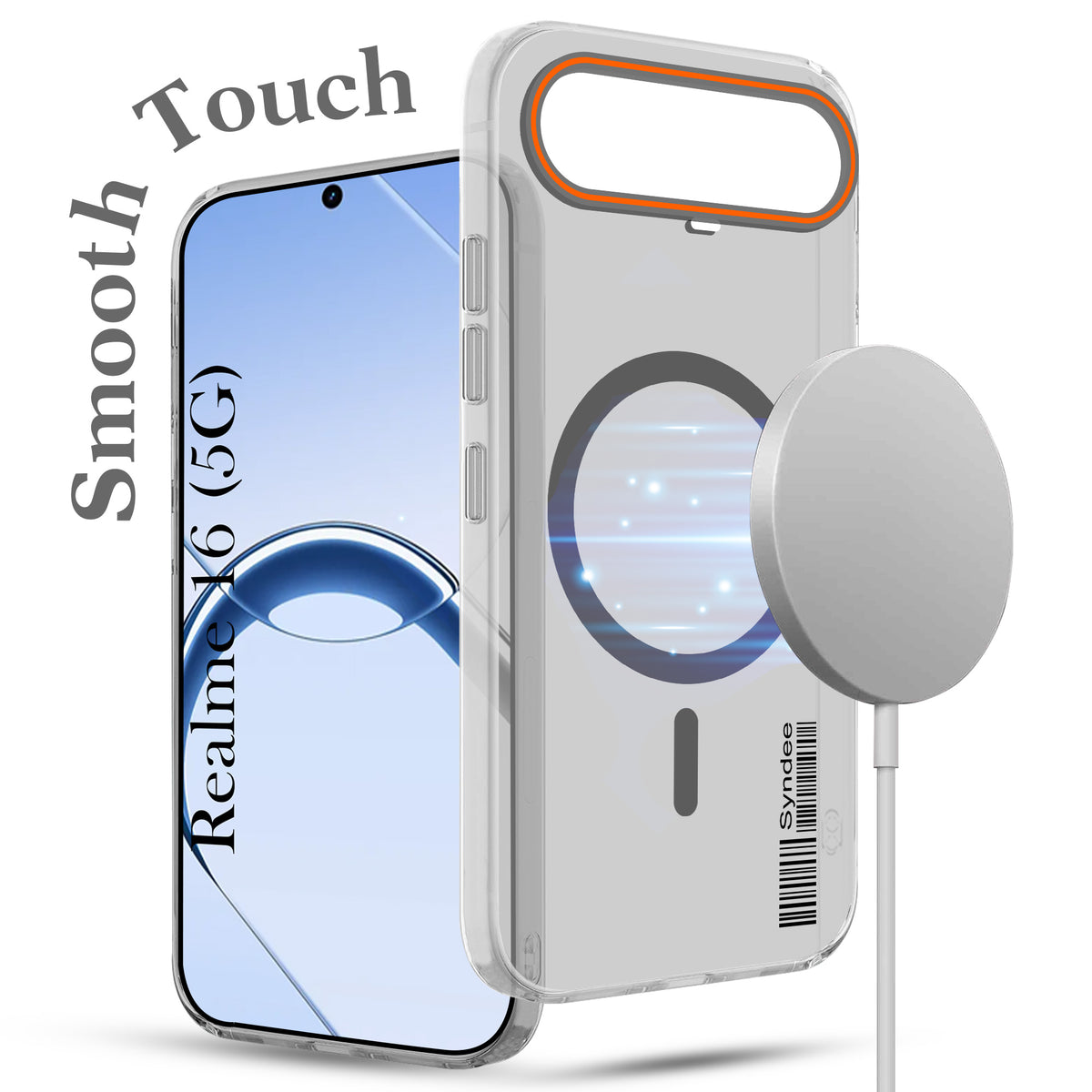 For Realme 16 Back Cover Case (Soft Touch | Camera Bump Protection | MagSafe Compatible | Matte Finish)
