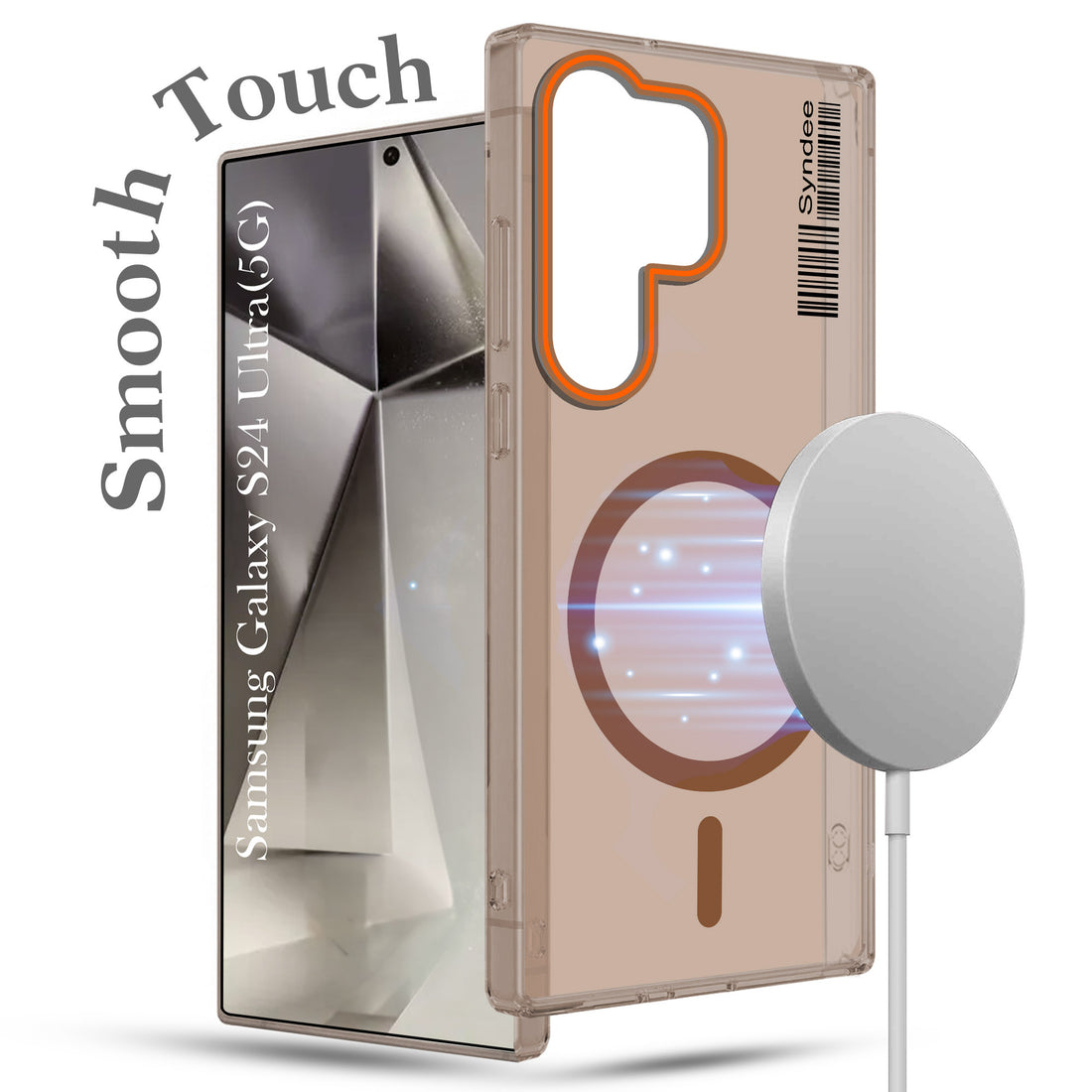 For Samsung Galaxy S24 Ultra Back Cover Case (Soft Touch | Camera Bump Protection | MagSafe Compatible | Matte Finish)