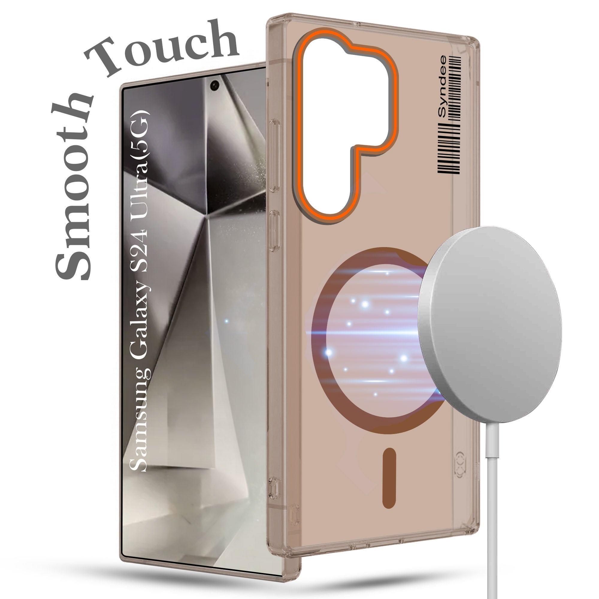 For Samsung Galaxy S24 Ultra Back Cover Case (Soft Touch | Camera Bump Protection | MagSafe Compatible | Matte Finish)