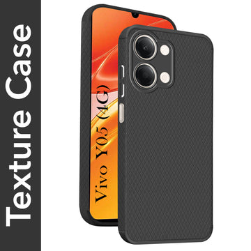 For Vivo Y05 4G Back Cover Case Liquid Silicone (Camera Protection | Side Grip Texture | Soft and Flexible)