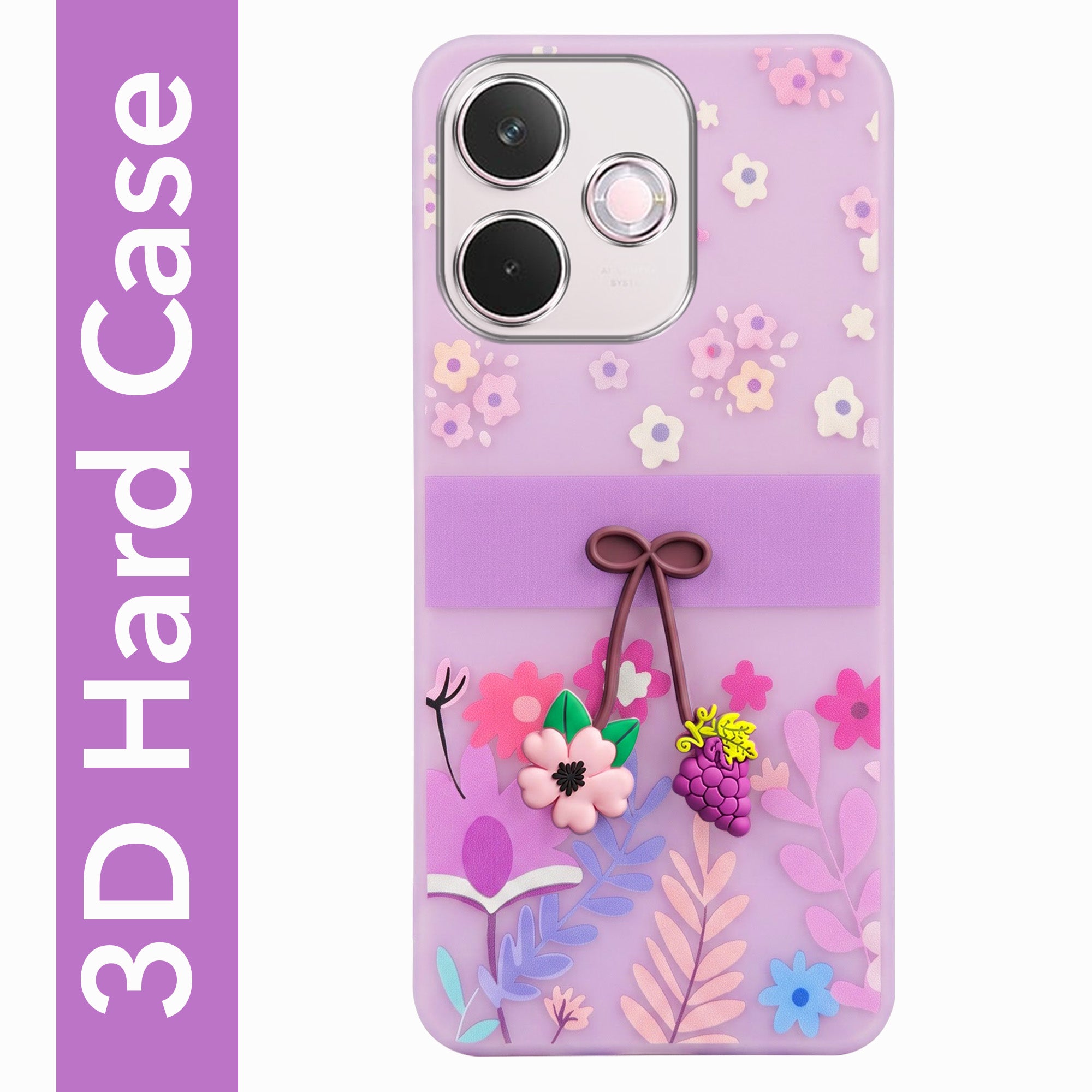 For Oppo A5 Pro Back Cover Case (3D Cute Cartoons | Hard Back Side Soft | Matte Premium Finish | HD Printing)
