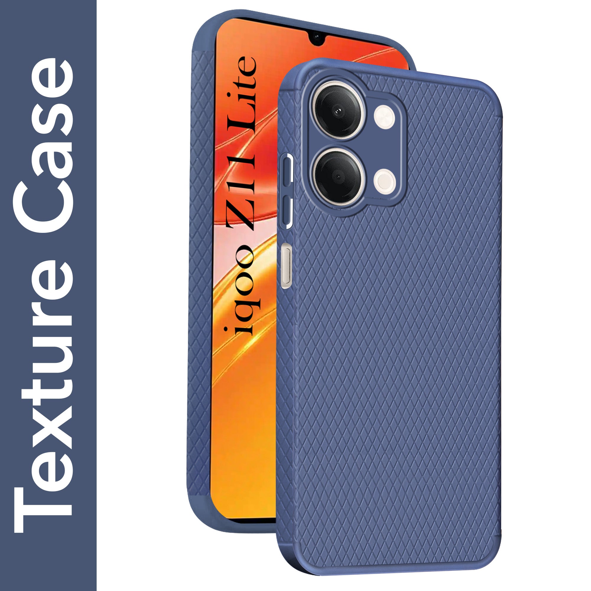 For Vivo iQOO Z11 Lite Back Cover Case Liquid Silicone (Camera Protection | Side Grip Texture | Soft and Flexible)