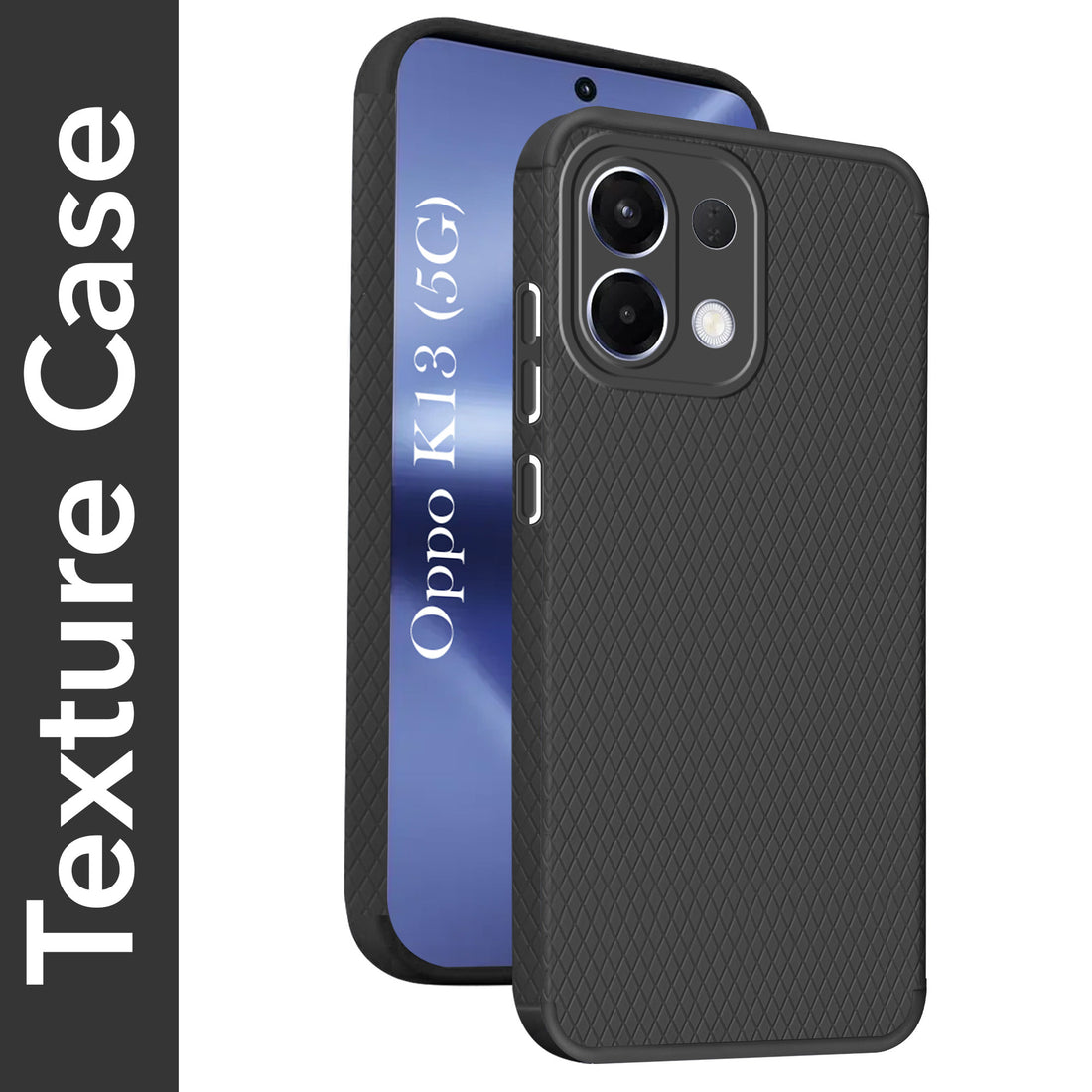 For Oppo K13 Back Cover Case (Liquid Silicone | Side Grip | Camera Protection)