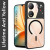 For Vivo Y100 Back Cover Case Lifetime Anti-Yellow Clear (Camera Protection | Side Grip | Wireless MagSafe Compatible)