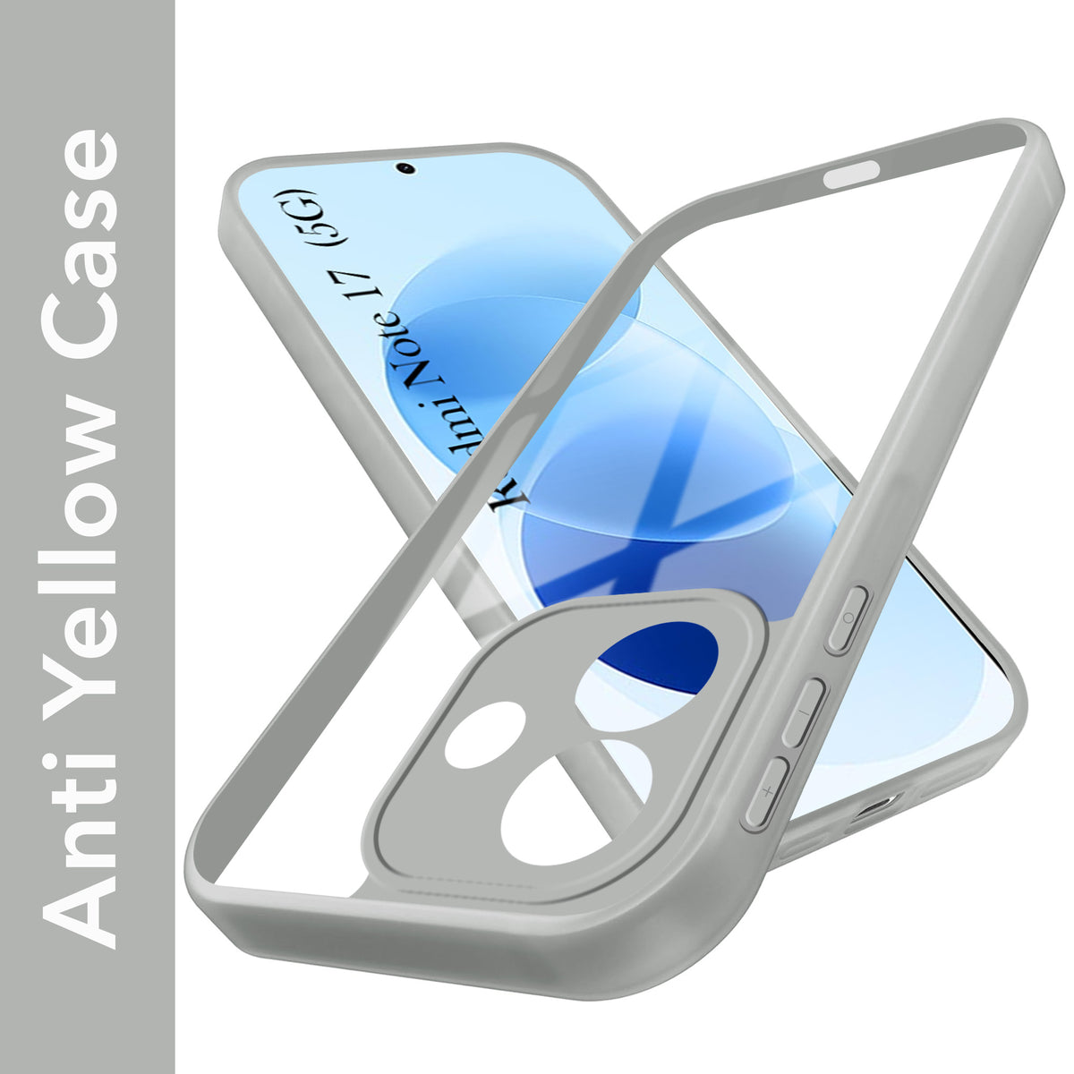 For Redmi Note 17 5G Back Cover Case Ultra-Hybrid (Lifetime Anti Yellow | Anti Scratch | Crystal Clear Shockproof)