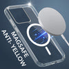 For Motorola Moto Edge 50 Neo Back Cover Case Lifetime Anti-Yellow MagSafe Compatible Clear (Sleek Hard Crystal | Shockproof and Camera Protection)