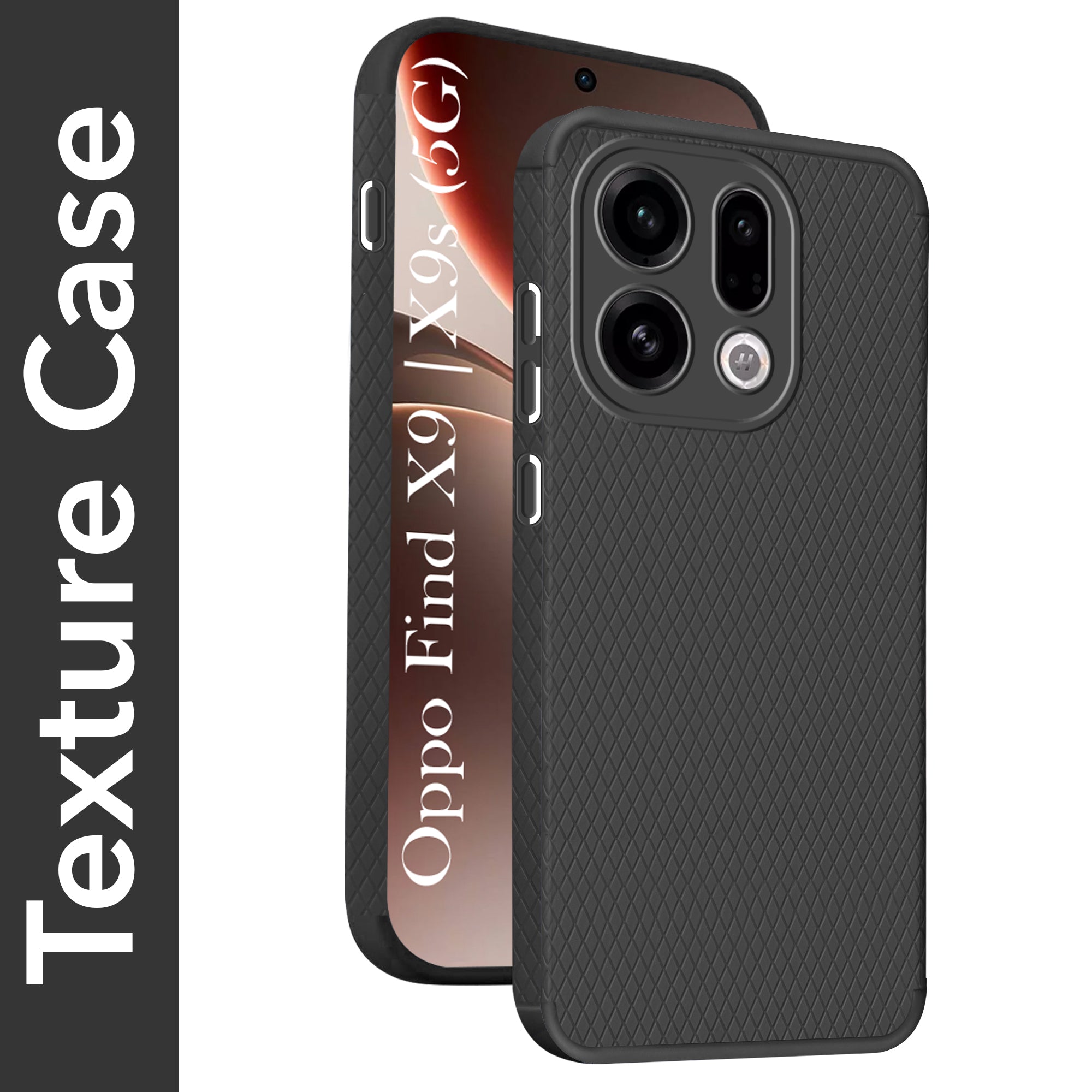 For Oppo Find X9 | Oppo Find X9s Back Cover Case Liquid Silicone (Camera Protection | Side Grip Texture | Soft and Flexible)