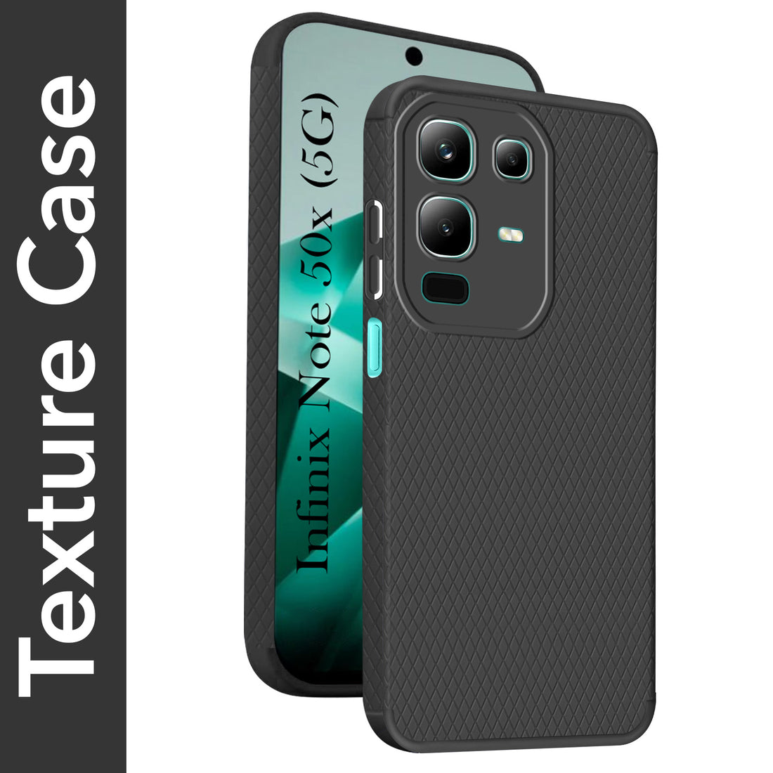 For Infinix Note 50x Back Cover Case  (Liquid Silicone | Side Grip | Camera Protection)
