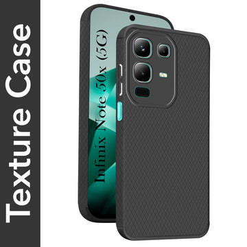 For Infinix Note 50x Back Cover Case  (Liquid Silicone | Side Grip | Camera Protection)