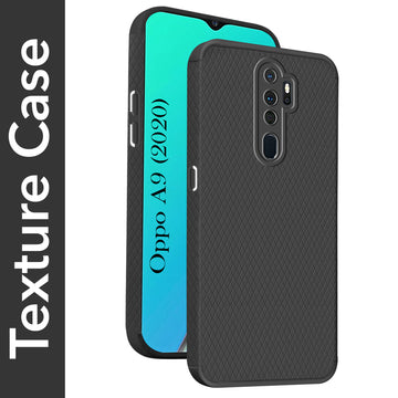 For Oppo A5 (2020) | A9 (2020) Back Cover Case Liquid Silicone (Camera Protection | Side Grip Texture | Soft and Flexible)