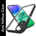 For Vivo T5e 4G Back Cover Case Ultra-Hybrid (Lifetime Anti Yellow | Anti Scratch | Crystal Clear Shockproof)