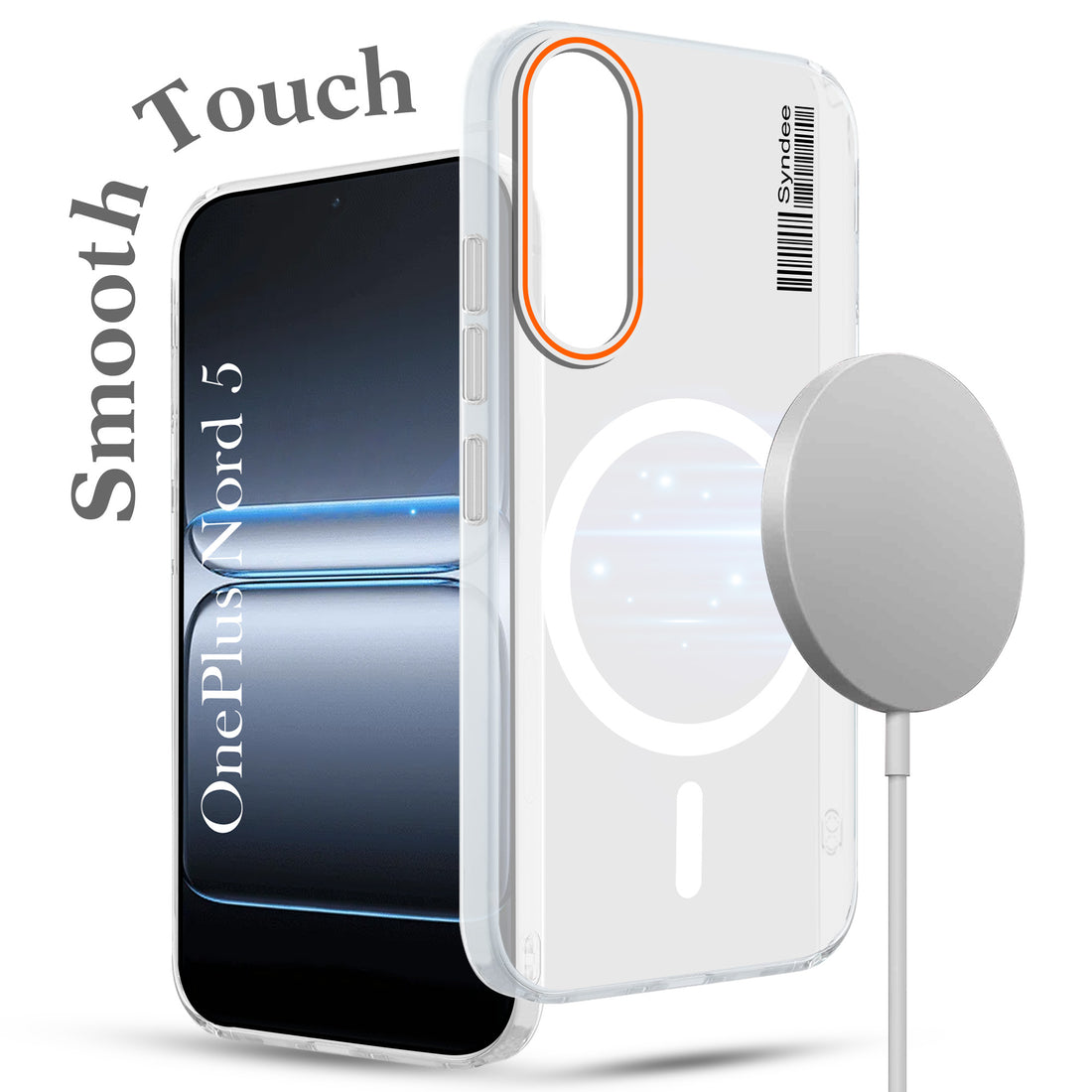For Oneplus Nord 5 Back Cover Case (Soft Touch | Camera Bump Protection | MagSafe Compatible | Matte Finish)
