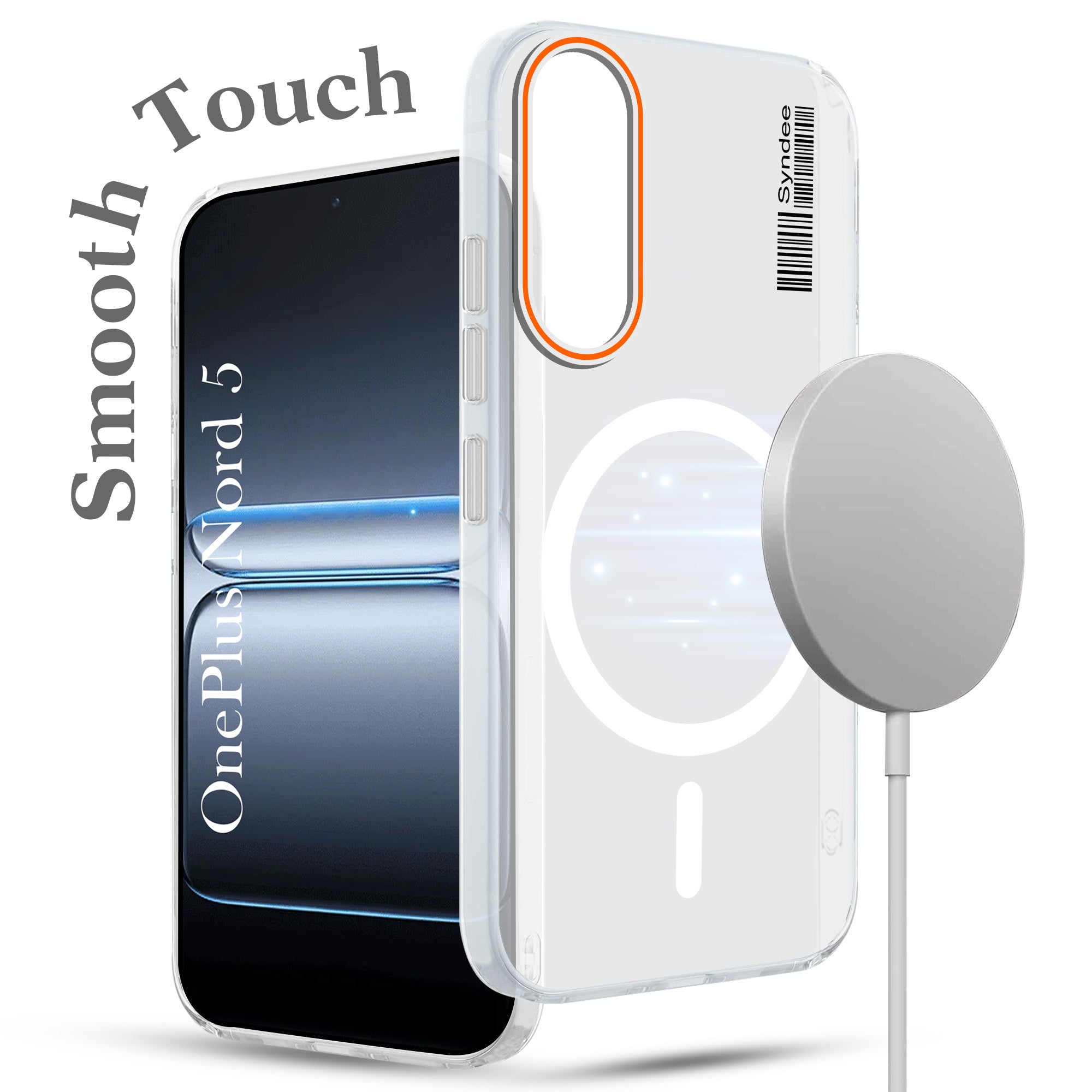 For Oneplus Nord 5 Back Cover Case (Soft Touch | Camera Bump Protection | MagSafe Compatible | Matte Finish)