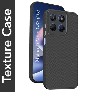 For Motorola Moto G37 Back Cover Case Liquid Silicone (Camera Protection | Side Grip Texture | Soft and Flexible)